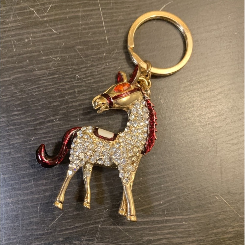 Bag Charm Keychain – Luxury, Horse, Queen, Bling Bag Charm Keychain
